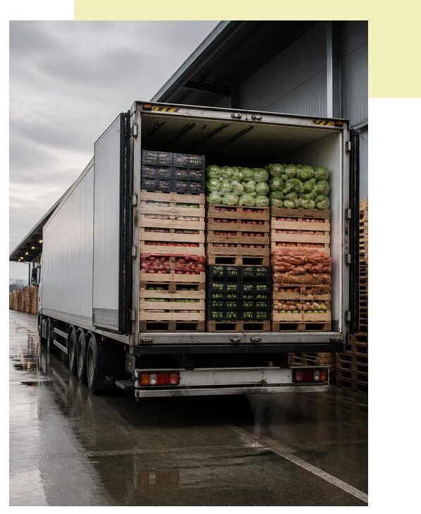 Перевозка плодоовощной продукции в Михайловку по цене от 5084 р. | Агросервис-Мхл