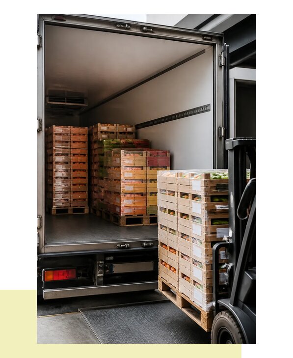 Перевозка сельхозпродукции на паллетах с доставкой в Михайловку