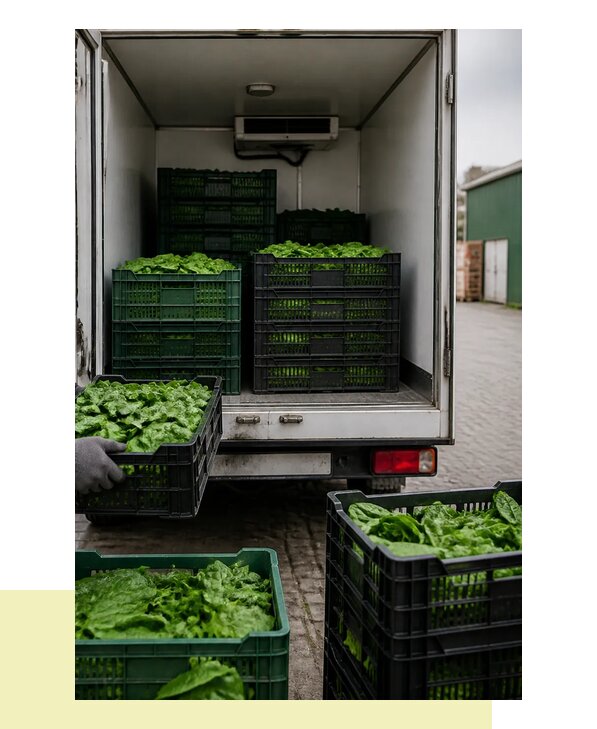 Перевозка шпината в Михайловку с сохранением свежести продукции